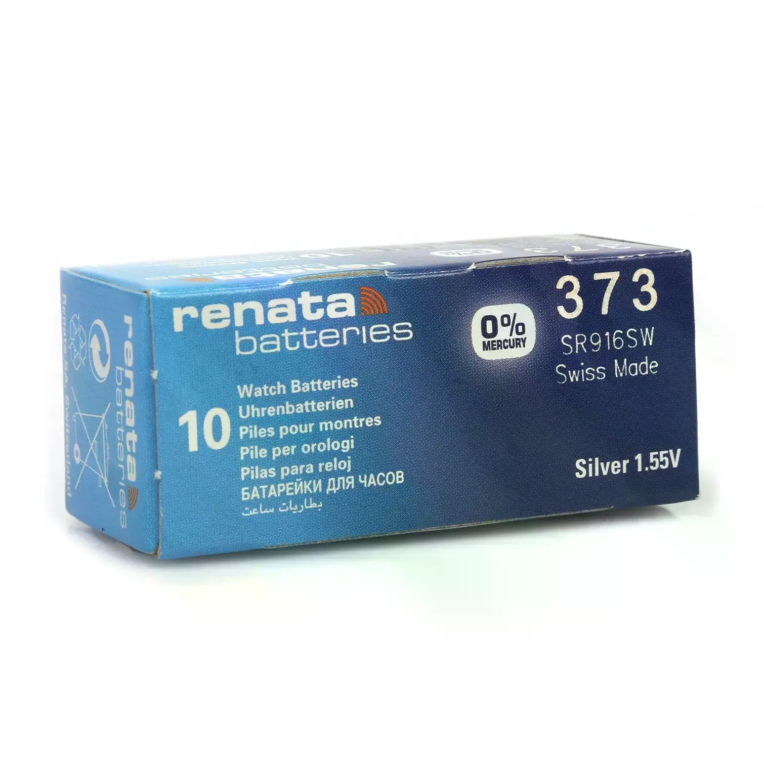 Renata 373 Sr-916sw 1.55v Alkalin Saat Pili 10 Adet