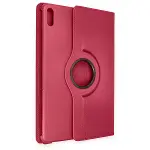 Huawei Matepad Air 11.5 Kılıf 360 Tablet Deri Kılıf - Pembe-1