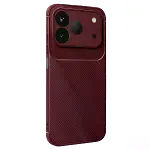 Tecno Spark 50 4g Auto Focus Karbon Kapak - Bordo-1
