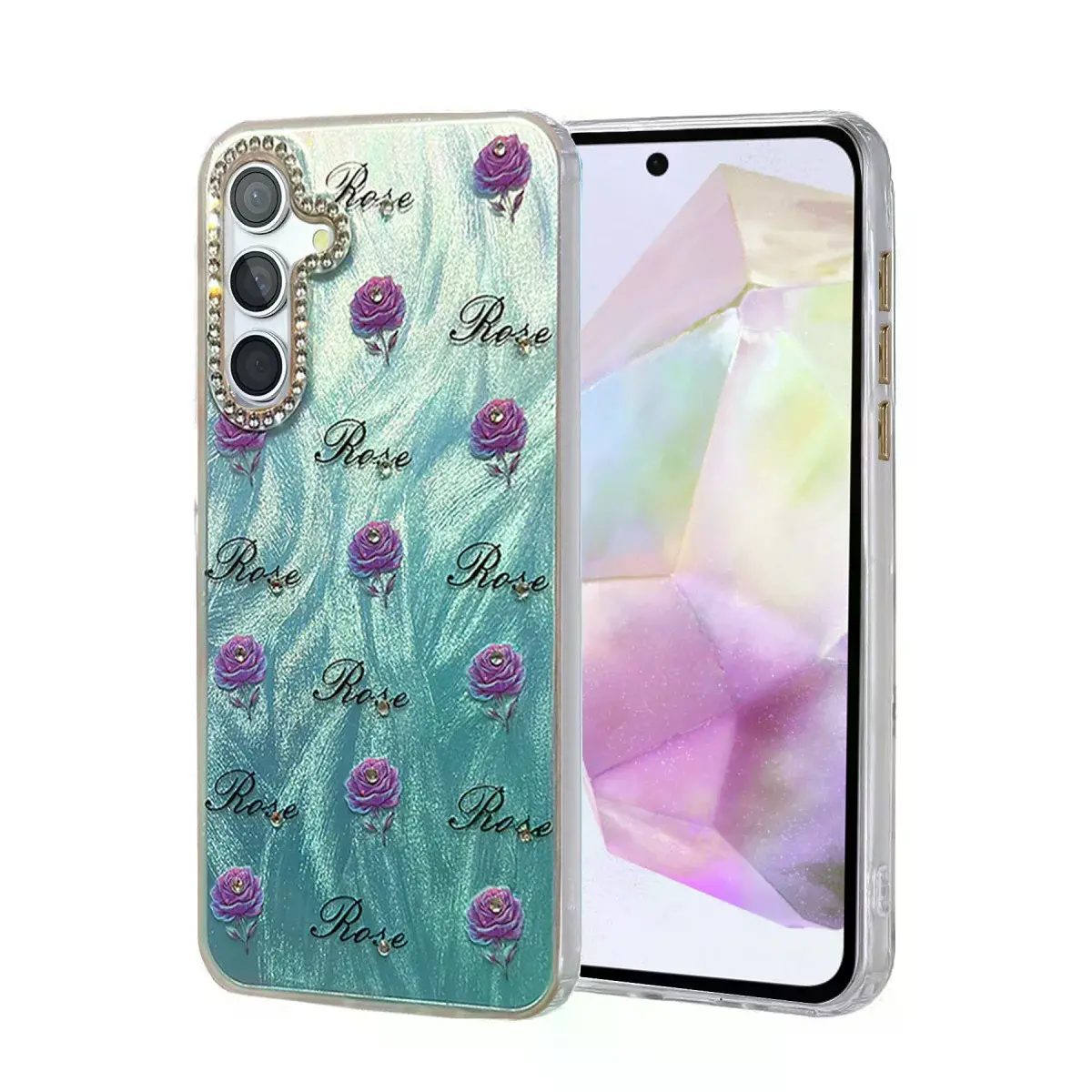 Samsung Galaxy A35 5g Kılıf Blade Aynalı Desenli Kapak - Desen 9