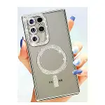 Samsung Galaxy S25 Ultra Kılıf Joke Simli Magneticsafe Kılıf - Siyah-3