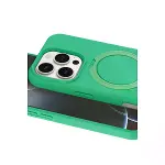 Apple İphone 16 Pro Regal Magsafe Standlı Kapak - Yeşil-8