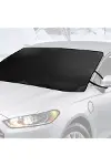 Büyük Boy Araçlar İçin Ön Cam Brandası SUV ve Doblo Araçlar İçin Kar Buz Güneş Brandası-1