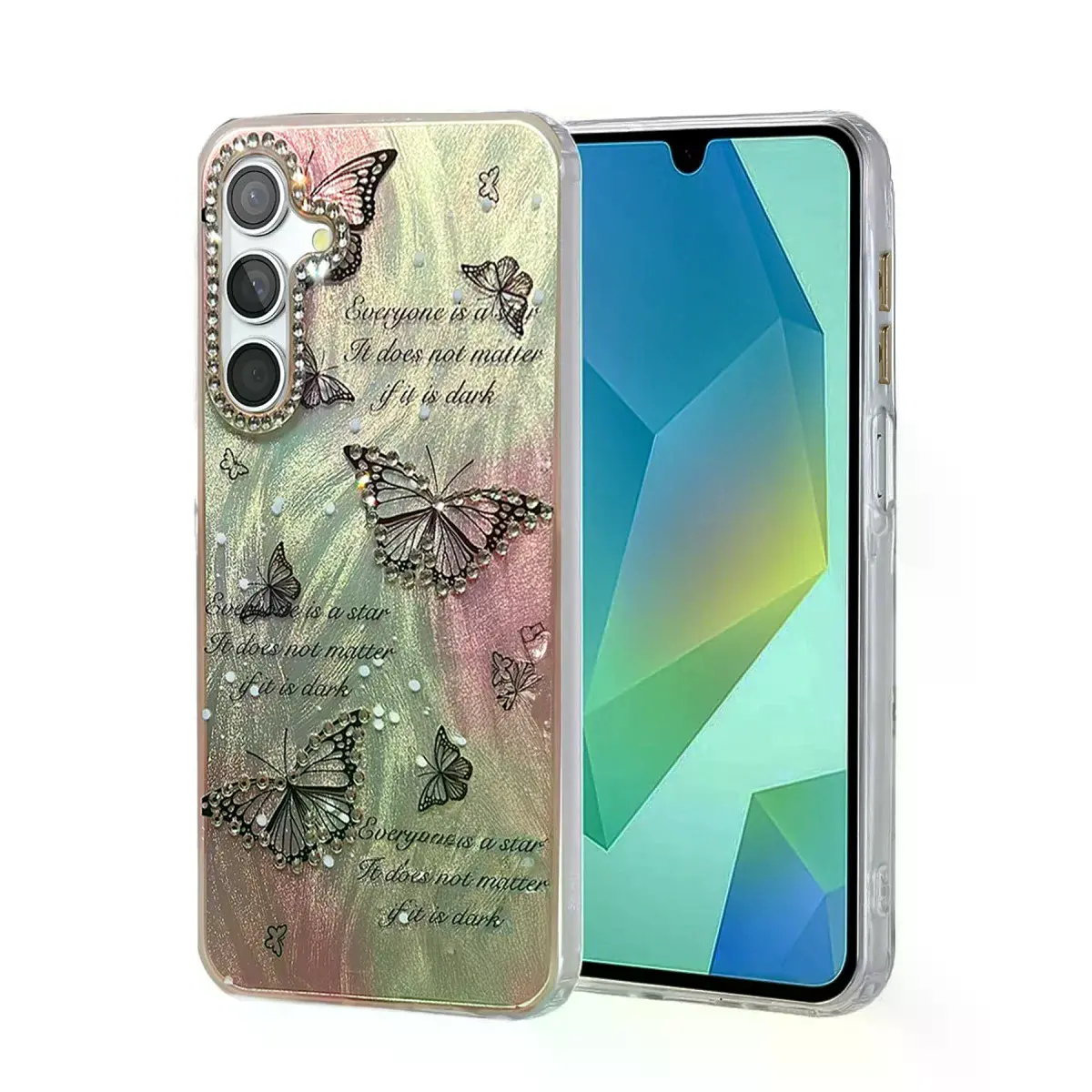 Samsung Galaxy A15 4g Kılıf Blade Aynalı Desenli Kapak - Desen 6
