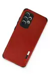 Samsung Galaxy A72 Kılıf Loop Deri Silikon - Kırmızı-2