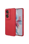 Oppo Reno 11F Kılıf First Silikon - Kırmızı-1