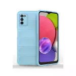 Samsung Galaxy A03s Kılıf Optimum Silikon - Sky Blue-1
