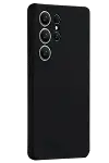 Samsung Galaxy S25 Ultra Kılıf Nano içi Kadife Silikon - Siyah-6