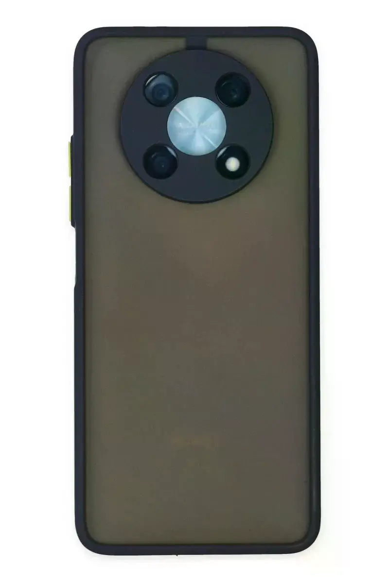 Huawei Nova Y90 Kılıf Montreal Silikon Kapak - Lacivert