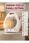 2000W Taşınabilir Elektrikli Fanlı Isıtıcı – Hızlı Isınma, Kompakt Boy-1