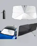 Katlanabilir Oto Güneşlik - 125x65 cm-3