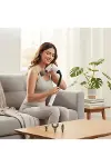 4 Farklı Başlıklı Uzun Saplı Derin Doku Masaj Tabancası, Boyun, Omuz ve Sırt için Ergonok Saplı Çokl-3