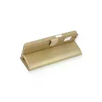 Samsung Galaxy M51 Trend S Plus Kapaklı Kılıf - Gold-5