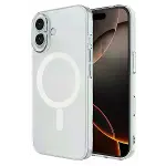 Apple iPhone 16 Plus Kılıf Magneticsafe Şeffaf Silikon - Şeffaf-2