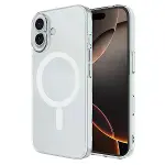 Apple iPhone 16 Plus Kılıf Magneticsafe Şeffaf Silikon - Şeffaf-3