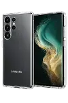 Samsung Galaxy S26 Ultra Lüx Şeffaf Silikon - Şeffaf-1