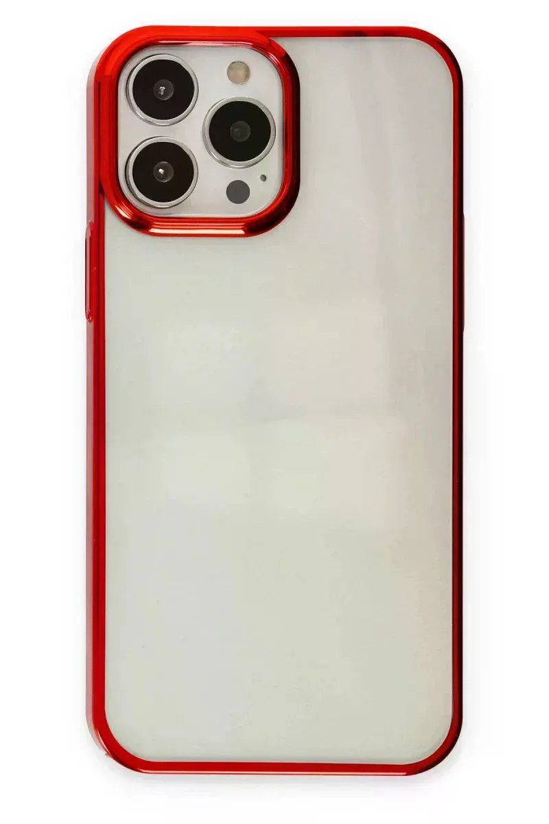 Apple iPhone 14 Pro Kılıf Element Silikon - Kırmızı
