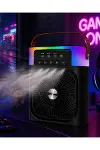Taşınabilir Mini Klima Nemlendirici Fan RGB Led Aydınlatmalı USB Fan-1