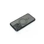 Apple İphone 15 Pro Max Kılıf Joke Simli Magneticsafe Kılıf - Lacivert-4