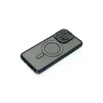 Apple İphone 15 Pro Max Kılıf Joke Simli Magneticsafe Kılıf - Lacivert-6