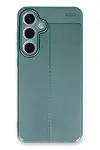 Samsung Galaxy S24 FE Kılıf Auto Focus Kapak - Koyu Yeşil-5