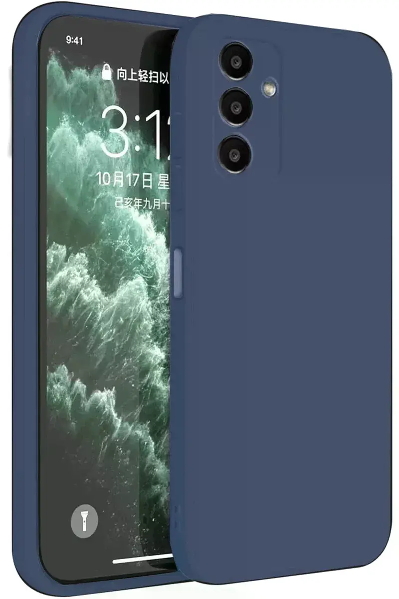 Samsung Galaxy S23 FE Kılıf First Silikon - Lacivert