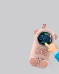 Şarjlı Bebek Telsizi Uzun Mesafe 22 K LCD Ekran VOX Modu 400 mAh-3