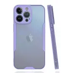 Apple iPhone 14 Pro Max Kılıf Platin Silikon - Lila-4