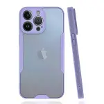 Apple iPhone 14 Pro Max Kılıf Platin Silikon - Lila-5