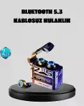 Bluetooth 5.3 Kablosuz Kulaklık – Ultra HD Ses Kalitesi, Gürültü Engelleme-1