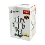 Klasik Çay Seti=demlik - Su Kazanı Elektrikli Semaver 60 Bardak 6LT - Tek Musluk 1500W Gizli Rezista-2
