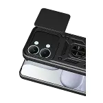 Xiao Poco X8 Pro Max Pars Lens Yüzüklü Silikon - Siyah-3