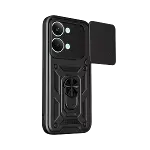 Xiao Poco X8 Pro Max Pars Lens Yüzüklü Silikon - Siyah-5