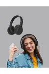 Kablosuz Bluetooth Kulaklık 5.0 18 Saat Kullanım Dinamik Sürücü Siyah Yeni Nesil-5