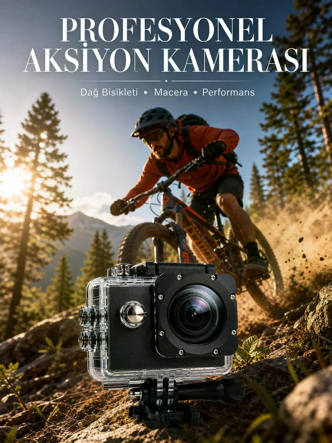 Yeni Nesil Full HD Görüntü Kalitesi Sunan Kompakt Aksiyon Kamerası 1080P