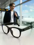 Yapay Zekâ Destekli Akıllı Gözlük Değiştirilebilir Manyetik Lens Bluetooth Bağlantı ve Dokunmatik Ko-3