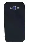 Samsung Galaxy J7 Kılıf Nano içi Kadife Silikon - Lacivert-1