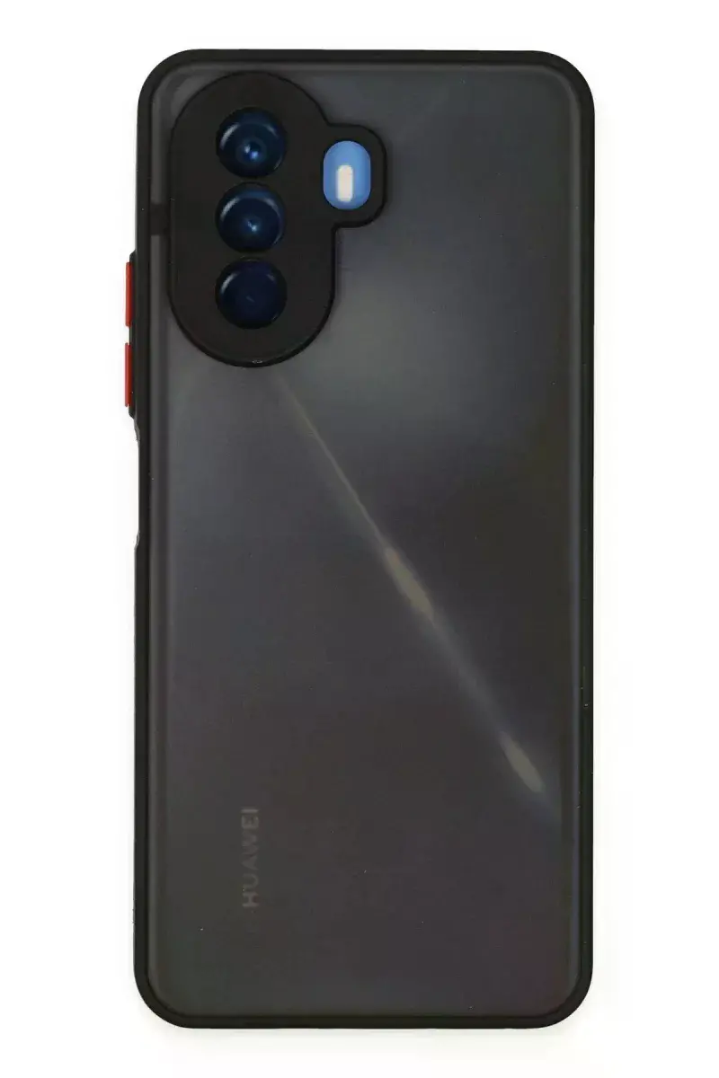 Huawei Nova Y70 Kılıf Montreal Silikon Kapak - Siyah