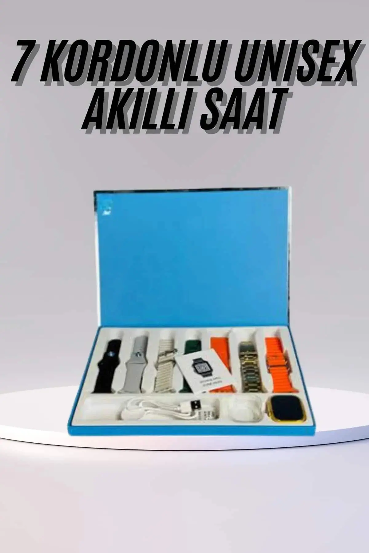 Akıllı Saat Uni Akıllı Saat Çoklu Kordon Seçeneği Çelik Kordon Plastik Kordon