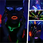 Glowpaint 6’lı Neon Boya – Uv Işıkta Parlayan Makyaj Seti-2