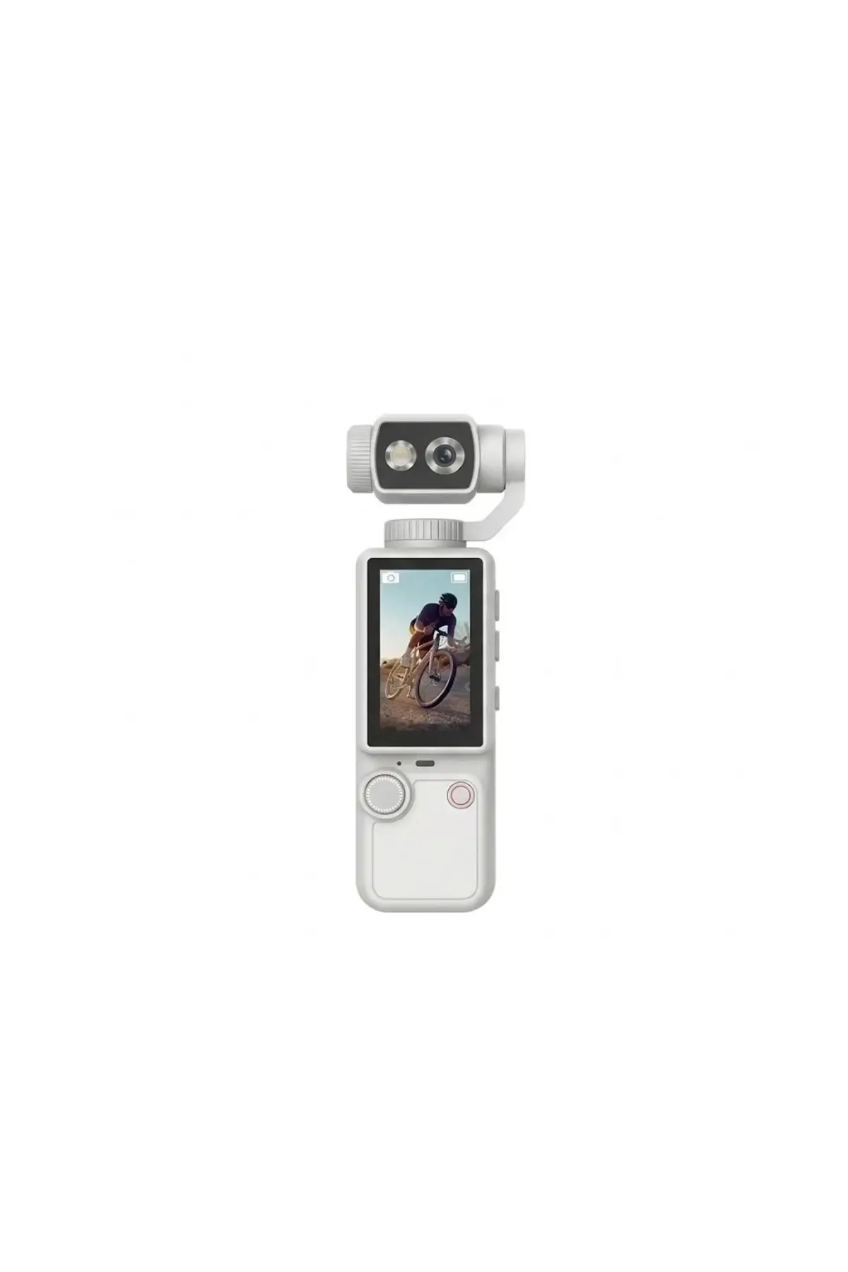 Q8 4k Ultra Hd Taşınabilir Vlog Spor Ve Aksiyon Kamerası 2.0’’ Döndürülebilir Ips Ekran Beyaz