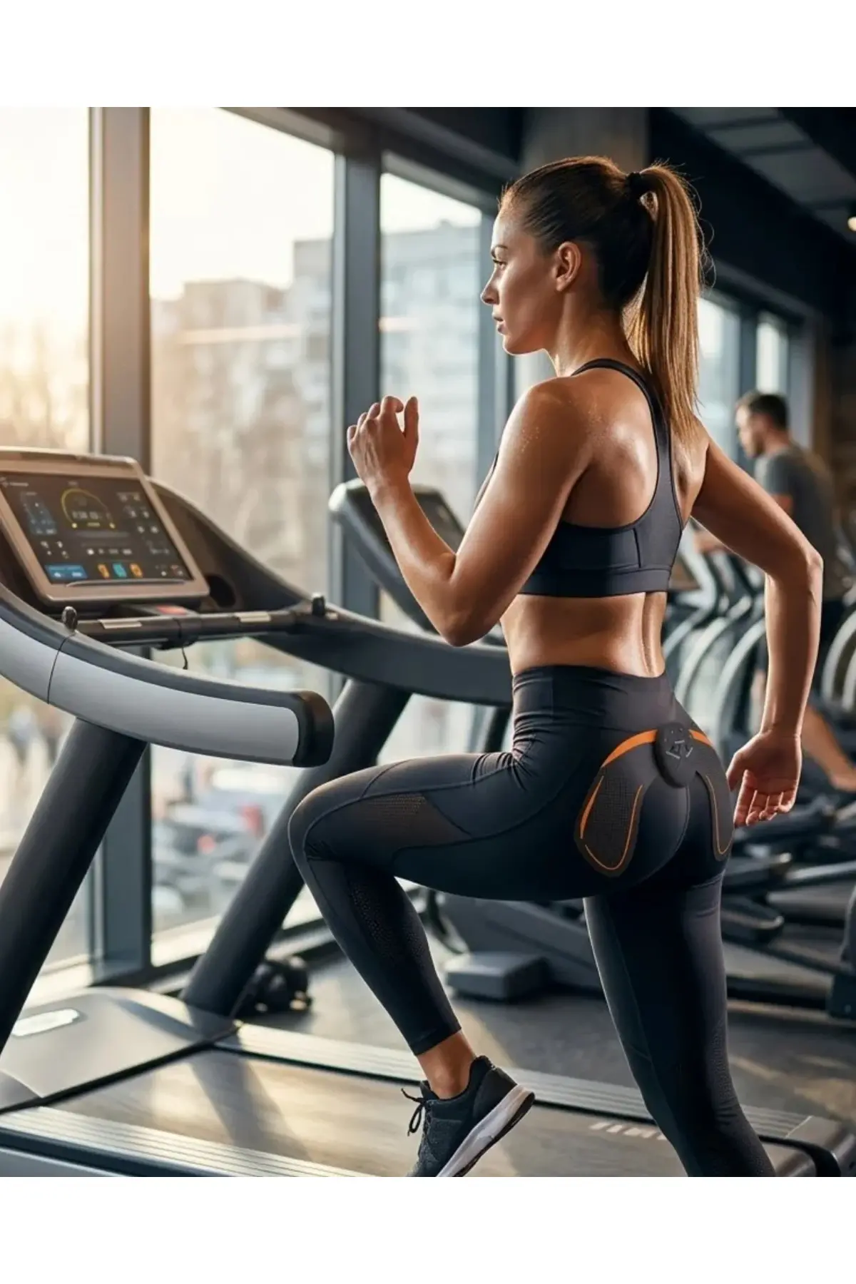 Kas Geliştirici EMS Kalça Egzersiz Cihazı Kablosuz Pratik Spor Aleti