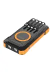 Güneş Enerjili Powerbank 20000 mAh Kablosuz ve Hızlı Şarj Destekli Taşınabilir Şarj Cihazı-5