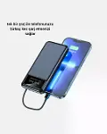Powerbank 20000 mAh LED Fenerli ve Çoklu Güvenlik Korumasına Sahip-4