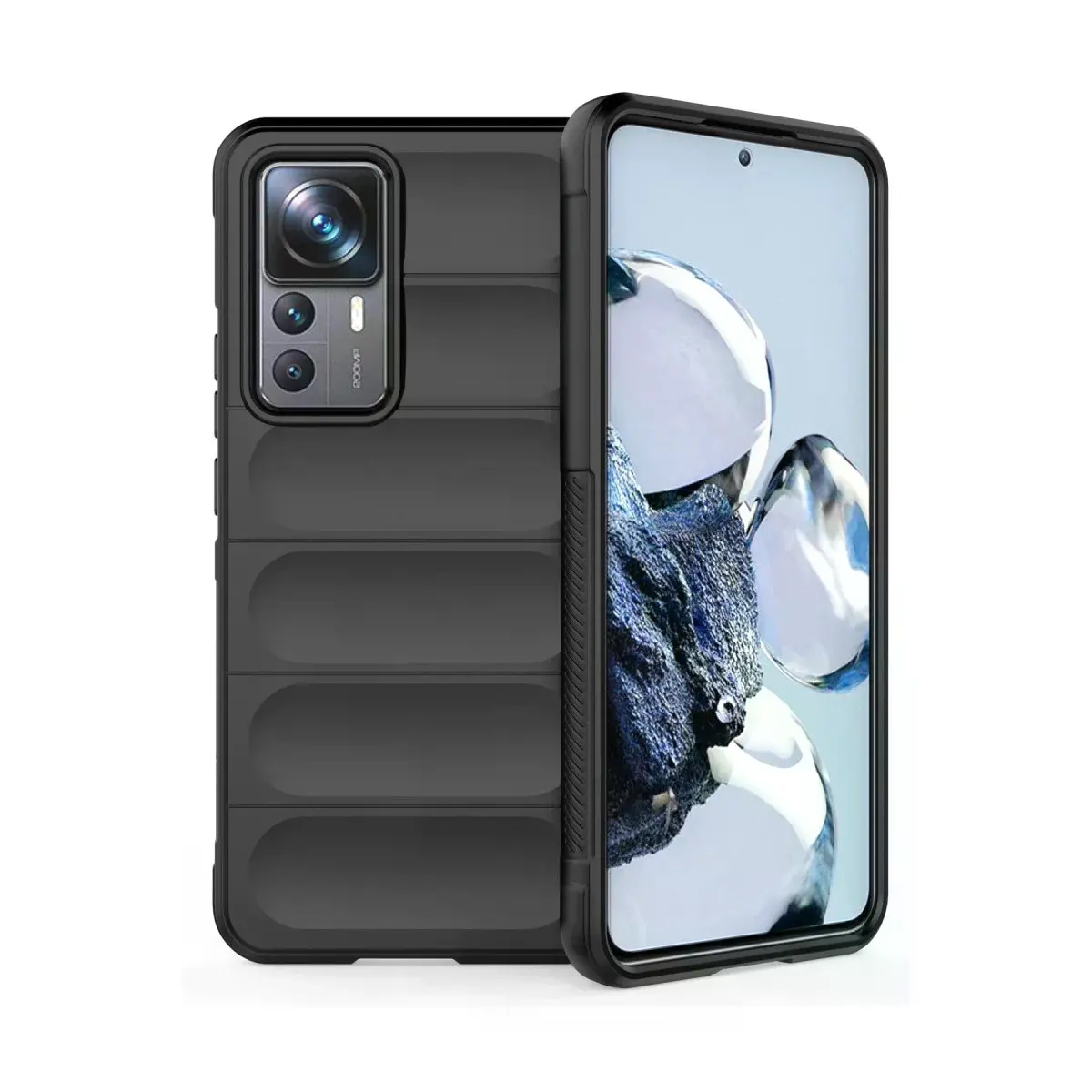 Xiao 12t Pro Kılıf Optimum Silikon - Siyah
