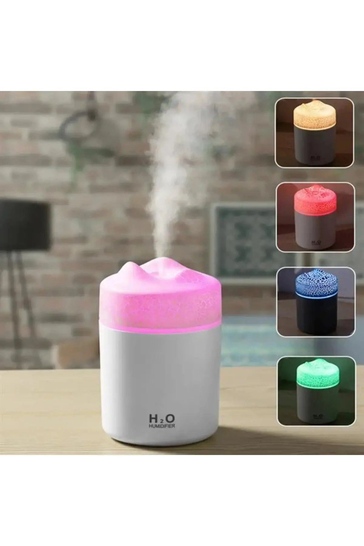 PM-24762 H2O Usb Kablolu Renkli Hava Nemlendirici