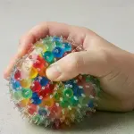 12 Adet Tırtıklı Beyin Stres Topu Sıkıştırmalı Sulu Toplar 65MM - Kullandıkça Zamanla Suyu Patlayabi-4