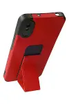 Xiao Red 9A Kılıf Mega Standlı Silikon - Kırmızı-3