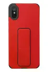 Xiao Red 9A Kılıf Mega Standlı Silikon - Kırmızı-1