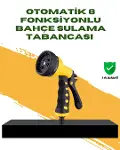 Bahçe Sulama Tabancası Hortum Ucu 8 Fonksiyonlu Ayarlanabilir-1